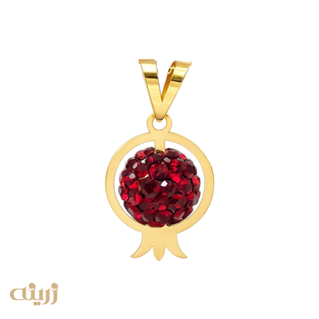 آویز طلا انار کادویی